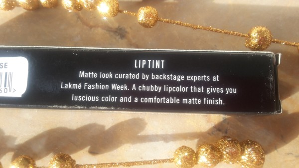 Lakme Absolute Matte Lip Tint- Victorian Rose Review